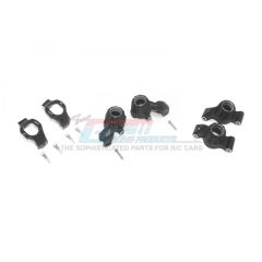 Front C-Hubs Front + Rear Knuckle Arms, Black - Traxxas Maxx