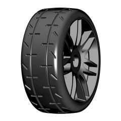 GRP T01 REVO - S2 XSoft - Mounted on New Spoked Black Wheel - 1 Pair