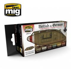 MIG Verf Set - British & German