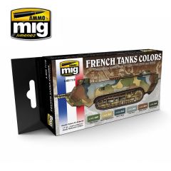 MIG Verf Set - French Tanks Colors