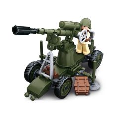 Sluban WWII - Air Defence Cannon bouwstenen set (M38-B0678C)