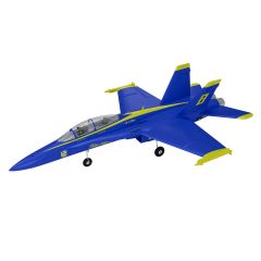 XFly Twin 40MM F-18 EDF 705MM Jet ARTF - Blauw