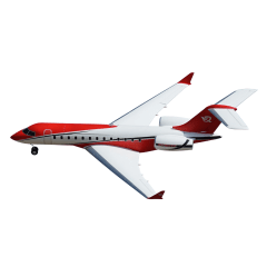 XFLY Twin 40mm J-45 EDF Business Jet PNP - Rood