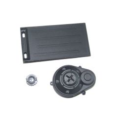 Battery door + motor gear cover (YEL12012)
