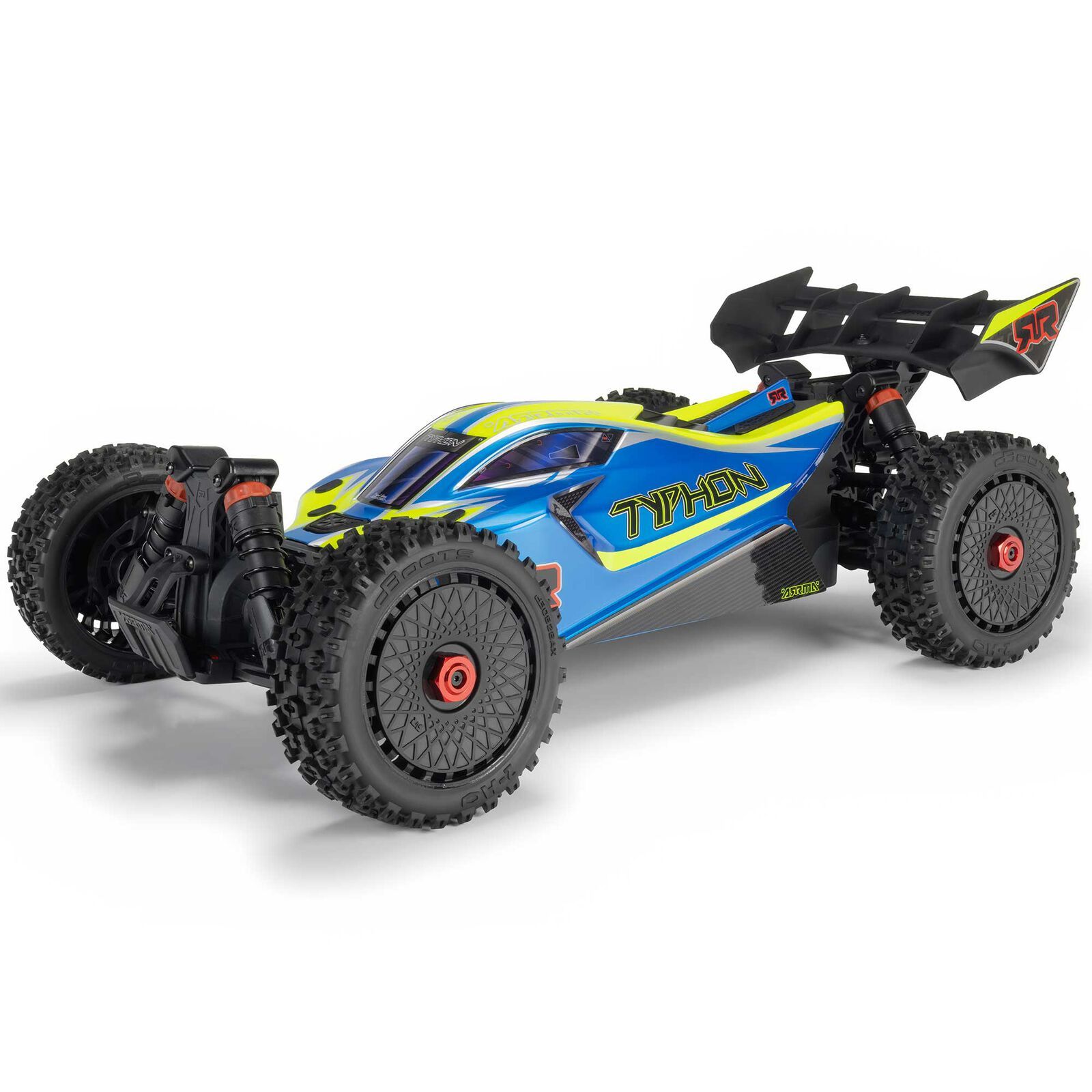 arrma 1/8 タイフーン ブラシレスバギー フルセット Arrma 1/8 Typhon Mega 665 4X4 RTR - Blauw? TopRC!