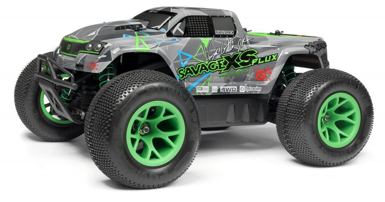 HPI Savage XS Flux brushless monster truck RTR - Vaughn Gittin Jr