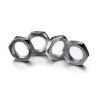 Wielmoeren 17mm (4), met ribbels - Zilver