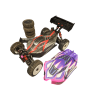 Tweedehands Arrma Typhon 6S Buggy 4WD + TLR body (Zonder  Zenderset)