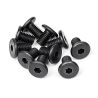 Pan head screw m5x8mm (hex socket/10pcs) (100550)