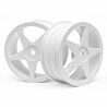 Ultra 5 wheel white (2.2in/60x26mm/2pcs)