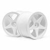 Ultra 5 wheel white (2.2in/60x38mm/2pcs)