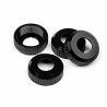Bottom shock cap (black 4pcs)