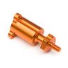 Aluminum wheel hub right (orange)