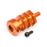 Clamp wheel hub (left/foam tire/orange)