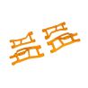 Traxxas - Orange WideMaxx Front Upper & Lower HD Suspension Arms (TRX-10725-ORNG) 
