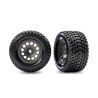 Traxxas - Gray Rear Mini XRT Wheels w/ Gravix Tires (2) (TRX-10775-GRAY)
