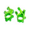Traxxas -Steering blocks, 6061-T6 aluminum (green-anodized) (left & right)/ 3x8mm BCS (with threadlock) (2)/ 4x35mm BCS (with threadlock) (2) (TRX-10936-GRN)