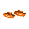 Traxxas - Brake calipers, front (left & right) (orange-anodized 6061-T6 aluminum)/ 3x10mm CS (with threadlock) (4)/ 2.5x8mm BCS (with threadlock) (4) (TRX-10951-ORNG)