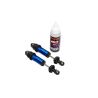 Traxxas - Shocks, GT-Maxx, front, aluminum, blue-anodized (fully assembled w/o springs) (2) (TRX-10961-BLUE)