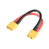 Verlengkabel XT60, silicone kabel 12AWG, 12cm