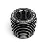 Aluminum heatsink head 60x54mm (gunmetal/k5.9)