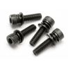 Cap head screw m4x15mm with washer (4pcs)