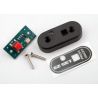 Push button, remote/ switch cover/ 2x12 cm (2)