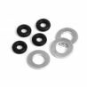 Aluminium gasket set fro full speed adjustment (12r sc evo.ii