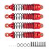 Schokdempers (4) voor de Arrma 1/18 Grom (Mojave, Typhon, Granite) - Rood