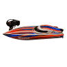 Tweedehands Traxxas Disruptor 4S High-Performance Brushless Boot - Oranje