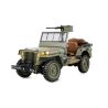 Amewi 1/14 4WD Jeep Willys MB Scale Crawler 4WD RTR - Groen (metaal, led, geluid, en 2-speed)
