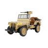 Amewi 1/14 4WD Jeep Willys MB Scale Crawler 4WD RTR - Zand (metaal, led, geluid, en 2-speed)