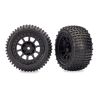 Traxxas 2.2" Black Wheels With Alias Tires (2) (TRX-2470-BLK)