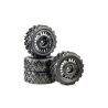 Absima 1/10 Wheel Set "Rally Block Design" black (4)