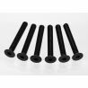  Screws, 4x30mm countersunk machine (hex drive) (6) (TRX-2533)