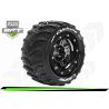 Louise MT-Cyclone MFT banden op black chrome velgen - 1/2 offset - Traxxas Maxx