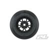 Proline Pomona Drag Spec 2.2"/3.0" Black Wheels - Slash 2wd RR/Slash 4x4 FR/RR (PL2776-03)