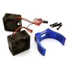 Integy Cooling fan + Heatsink voor Losi 1/5 DBXL-E - Blauw
