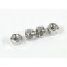 Nylon nut m2.6 (silver/4pcs)