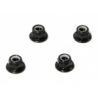 HPI - Flanged lock nut m5 (clockwise/black/4pcs) (Z682)