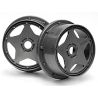 Super star wheel gunmetal (120x60mm/2pcs/)