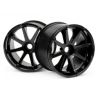 Blast wheel black (115x70mm 7 inch/2pcs