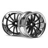Work xsa 02c wheel 26mm chrome/black (9mm offset)