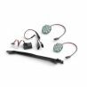 Led light with battery indicator set (white)