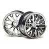 Mesh wheel 26mm (chrome)(1mm offset)