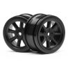 Spoke wheel 26mm black 0mm offset