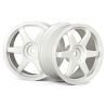 Te37 wheel 26mm white(omm offset)
