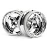 Mx60 4 spoke wheel chrome (6mm offset/2pcs)
