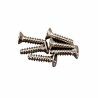 Screws, 3x12mm countersunk self-tapping (6)