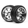 Mounted t-grip tire 26mm rays 57s-pro wheel chrome